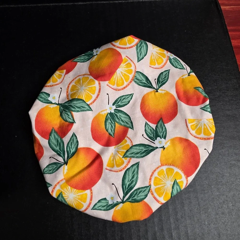 Juicy Oranges Faux Granny Square KitchenAid Mixer Mixing‎ Bowl Cover Baking